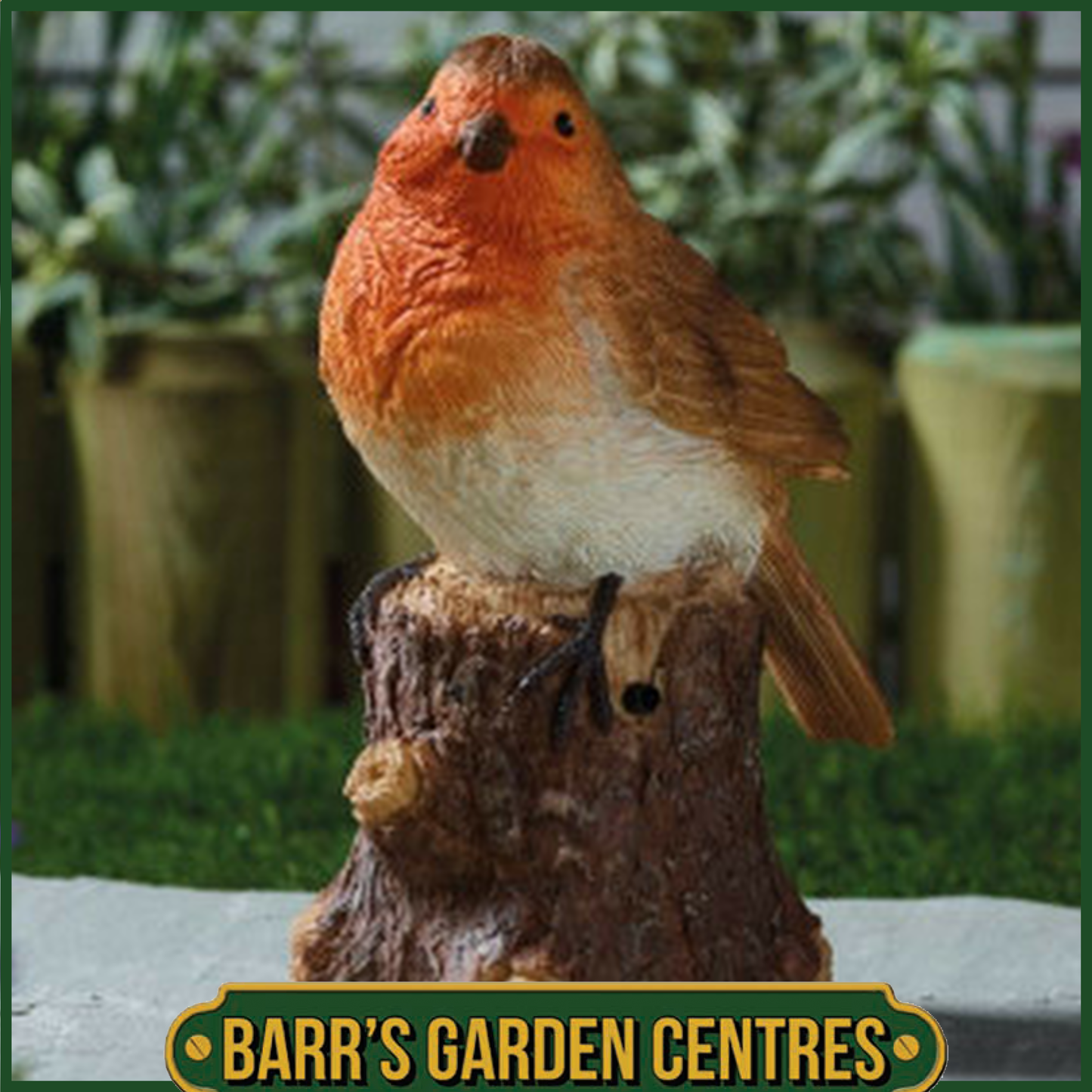 Smart Solar Novelty Singing Robin Decoration