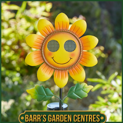 Smart Solar Blinkin, Smiling Sunflower Stake