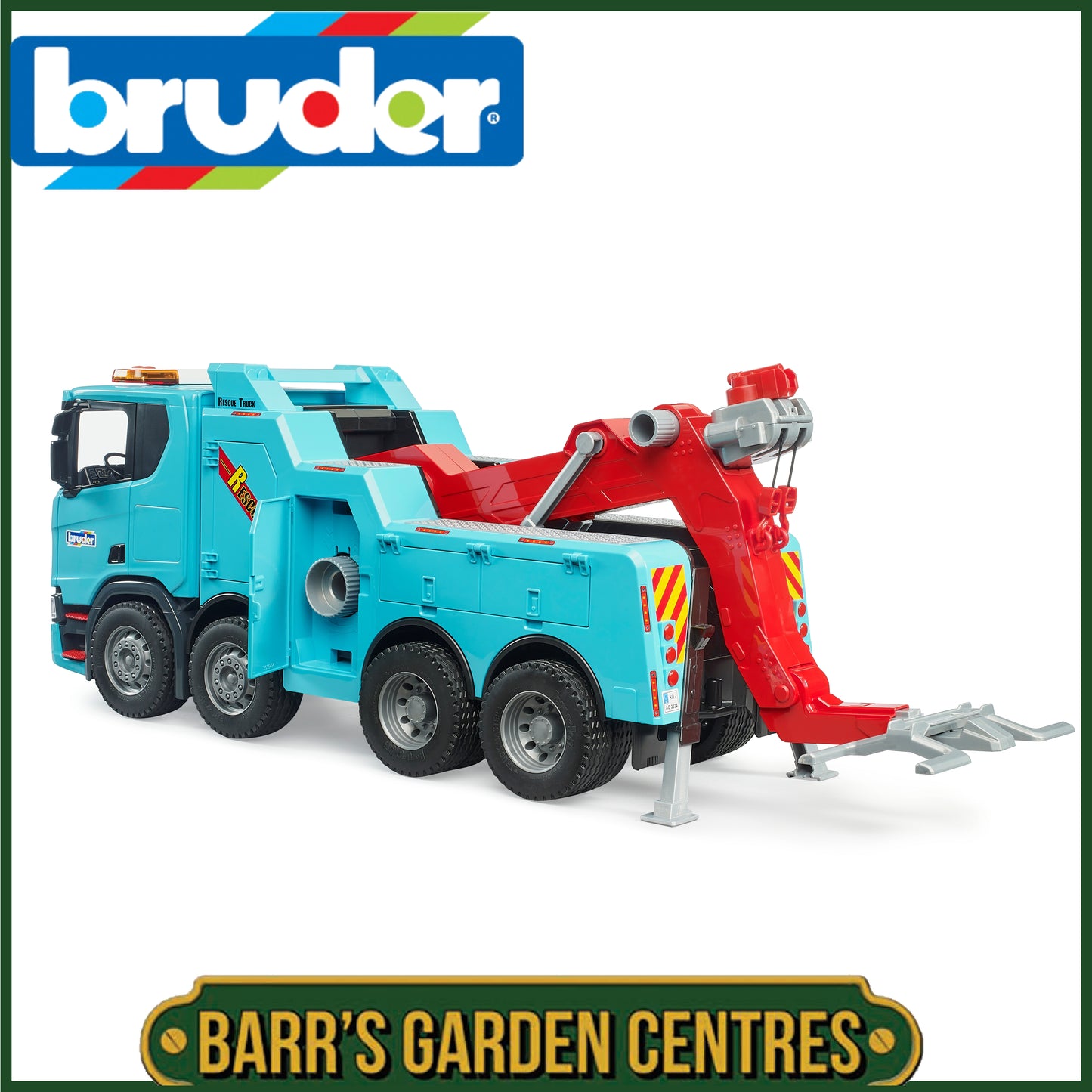 BRUDER Scania Super 560R Recovery and Towing Truck with Light and Sound Module
