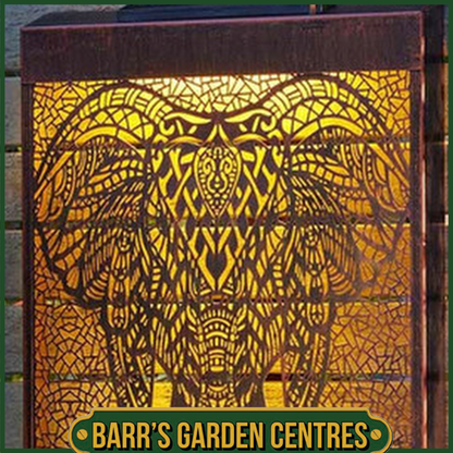 Smart Solar Illumina Elephant DecorPanel Solar Powered Garden Ornament
