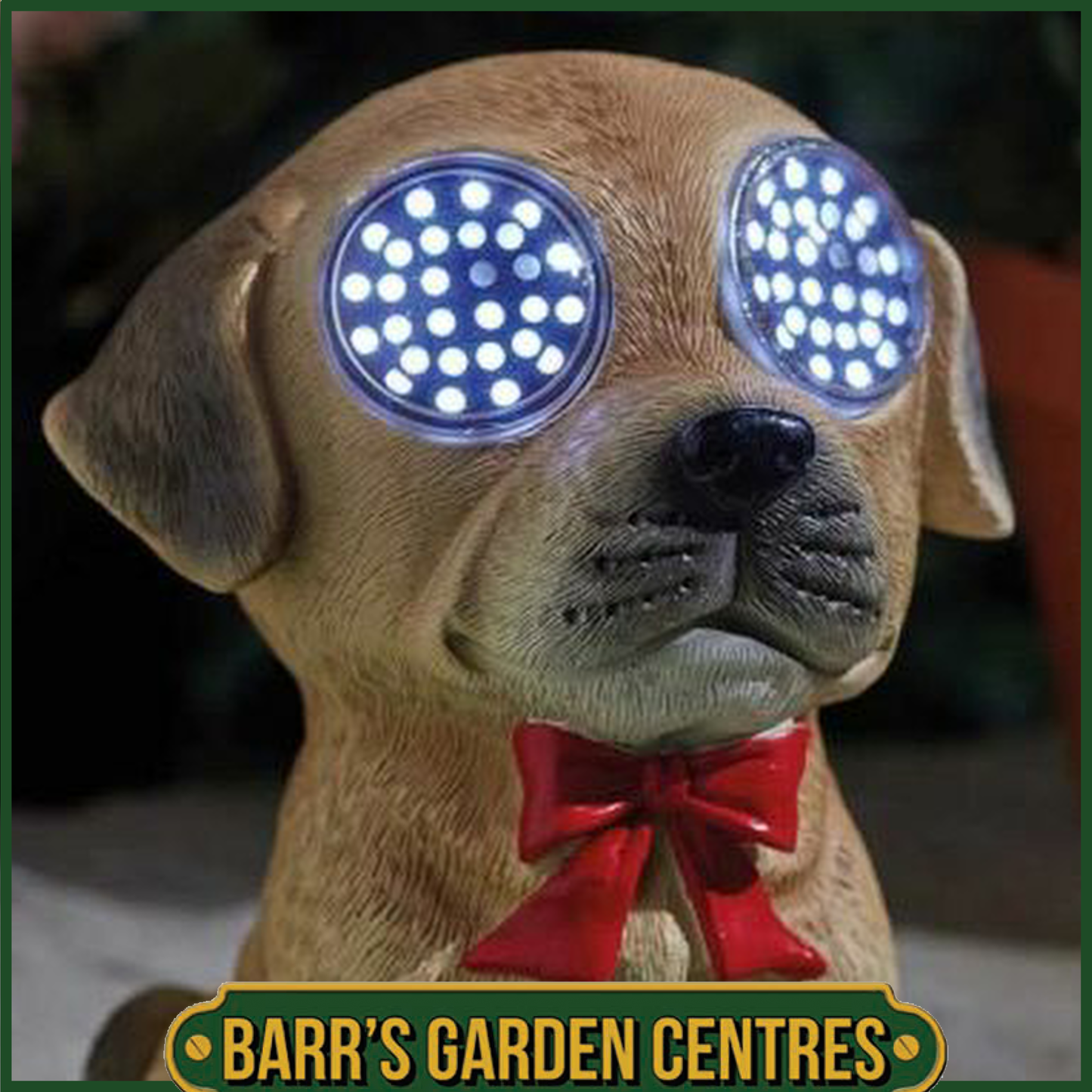 Smart Solar Blinkin' Dog