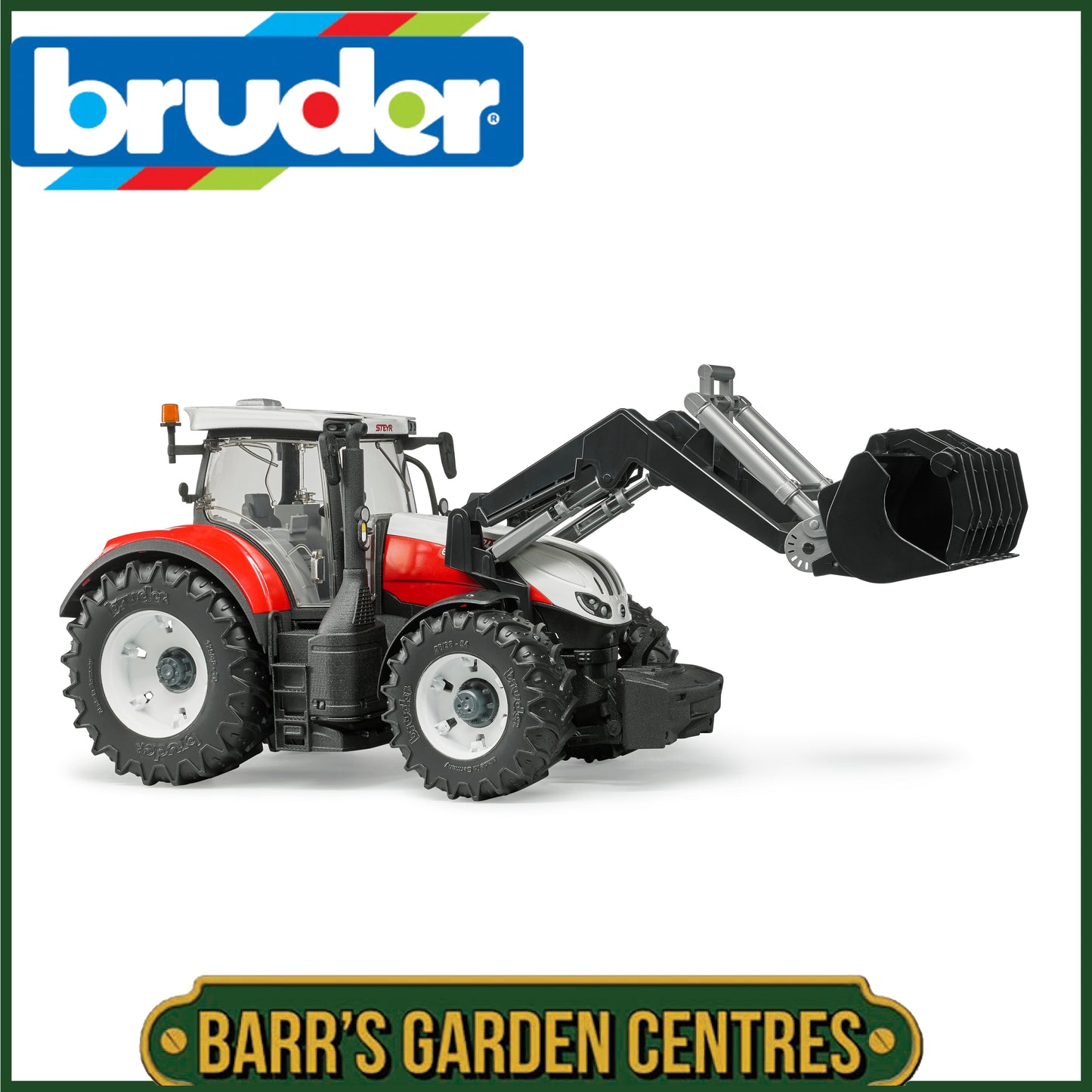 BRUDER Steyr 6300 Terrus CVT with front loader