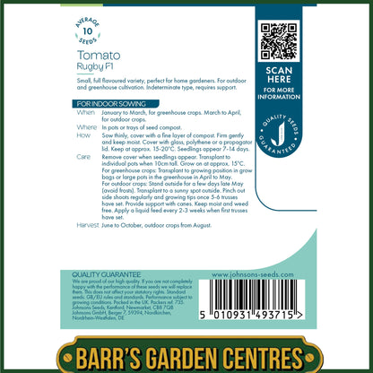 Johnsons - Tomato Rugby F1 - 10 Seeds