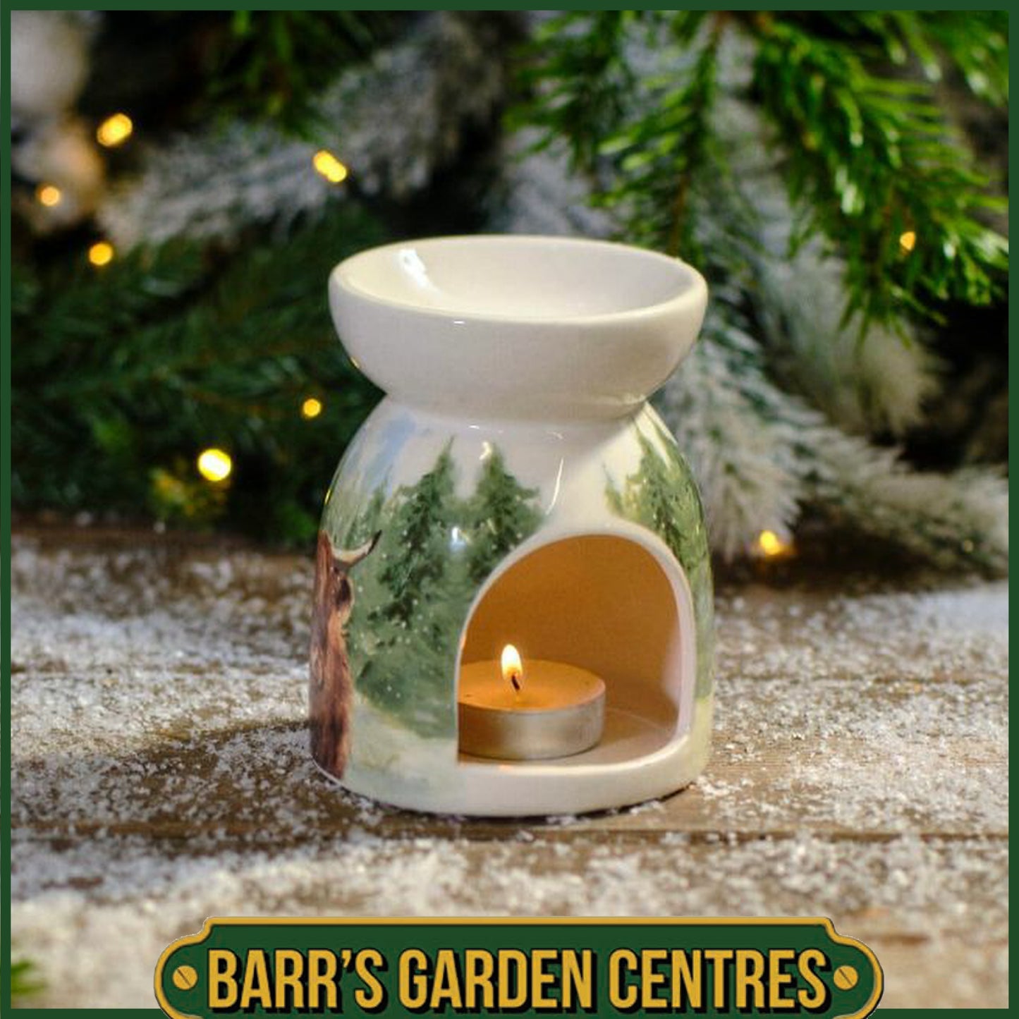 Frosted Highland Cow Ceramic Burner
