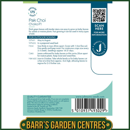Johnsons - Pak Choi Choko F1 - 175 Seeds