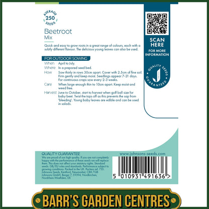 Johnsons - Beetroot Mix - 250 Seeds