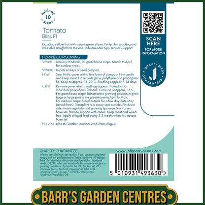 Johnsons - Tomato Bliss F1 - 10 Seeds
