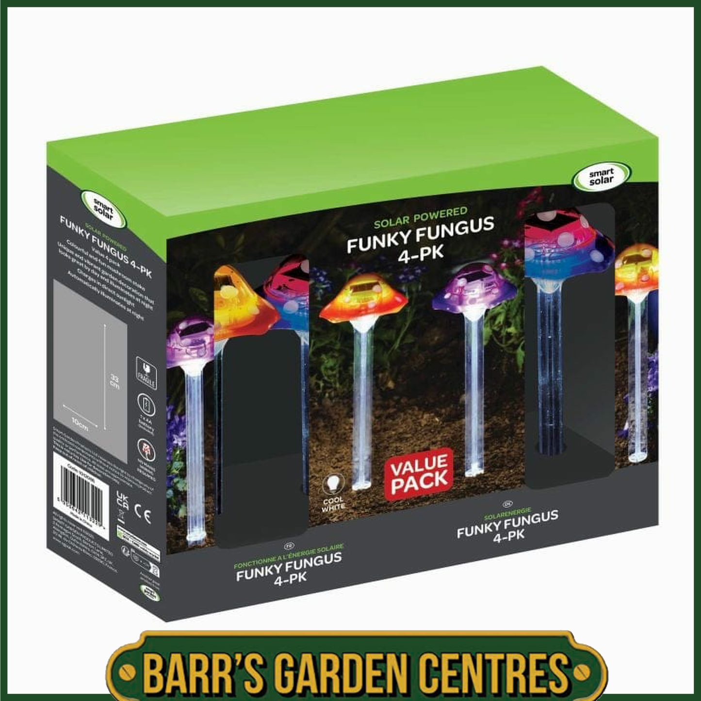 Smart Solar Funky Fungus - 4 PC Carry Pack