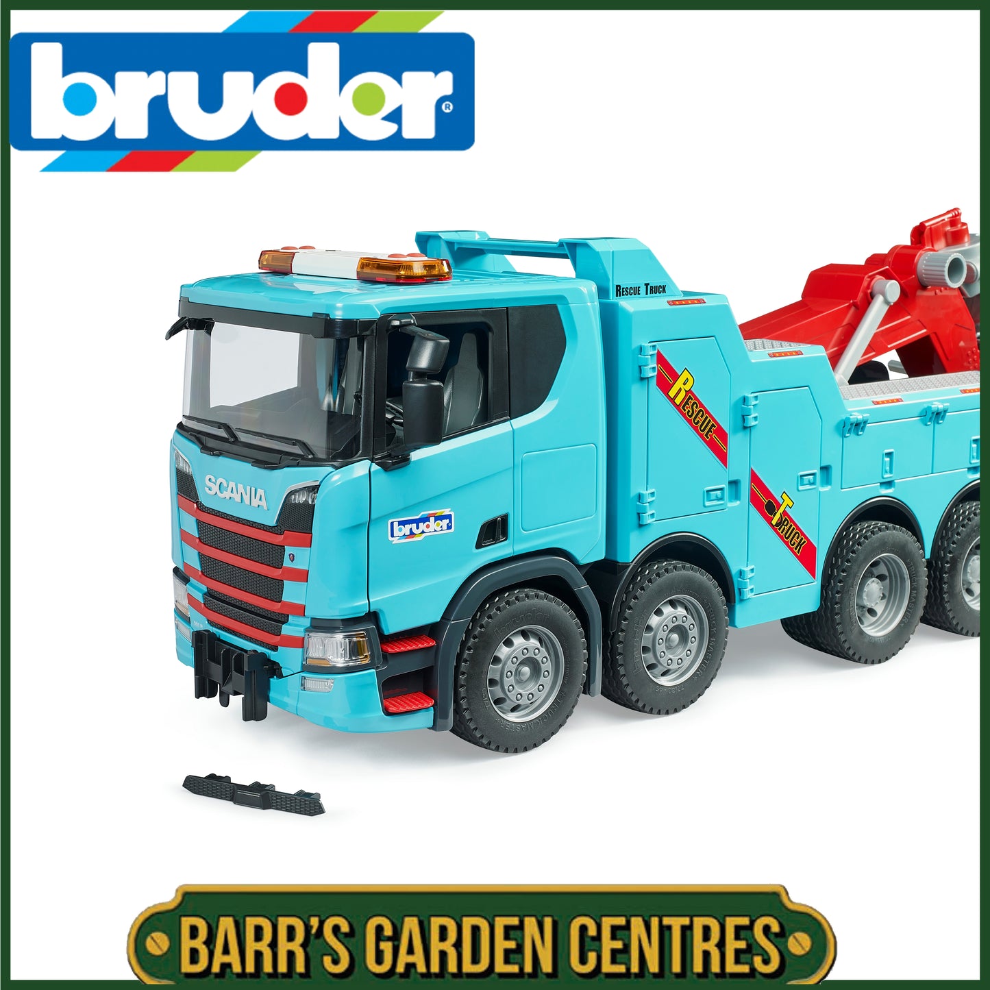 BRUDER Scania Super 560R Recovery and Towing Truck with Light and Sound Module