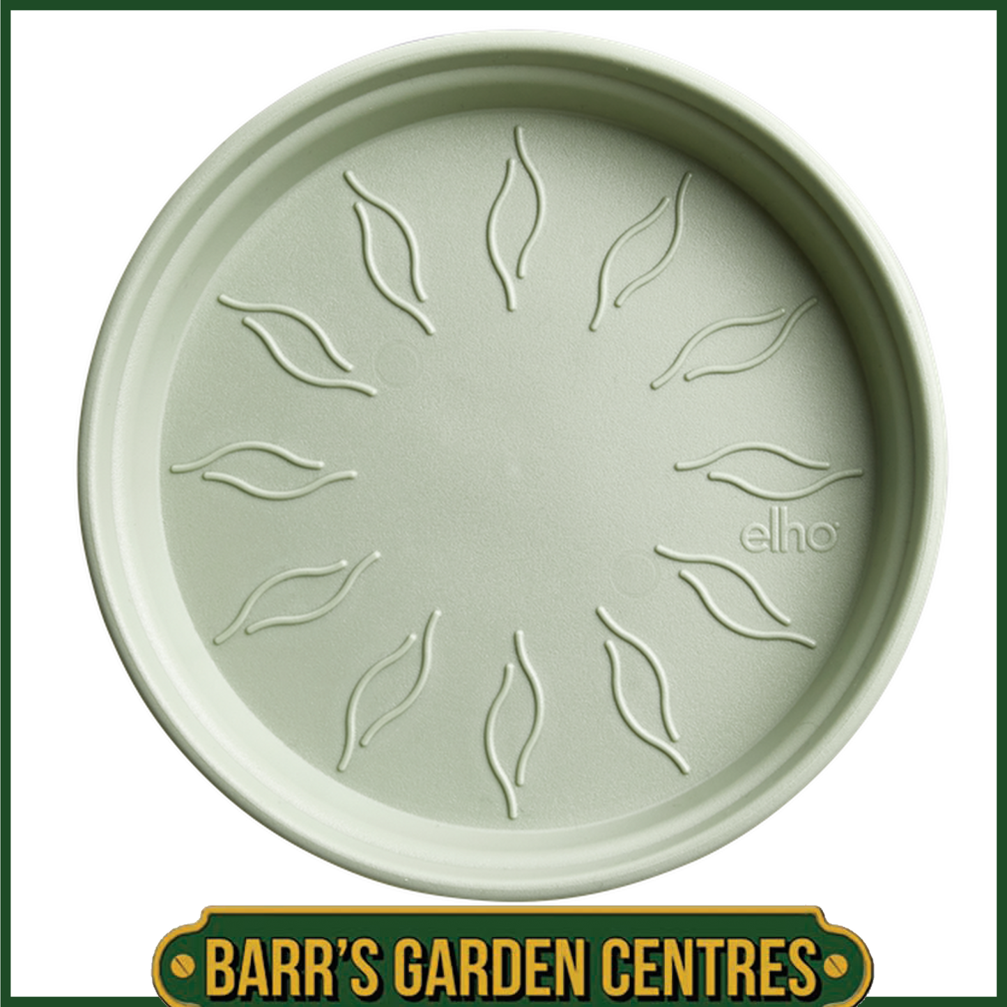 Elho Green Basics Saucer (Stone Green)