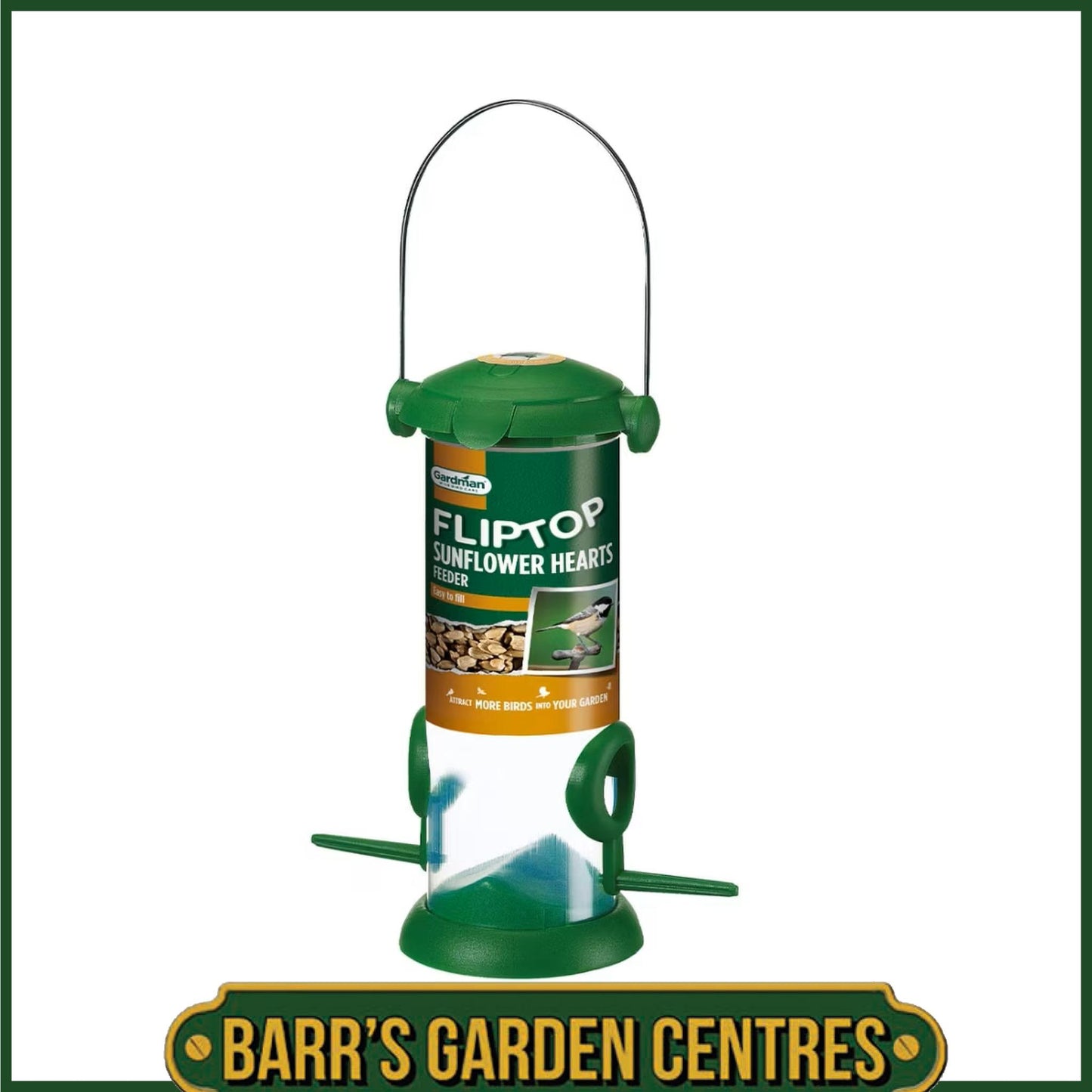 Gardman Flip Top Sunflower Hearts Feeder