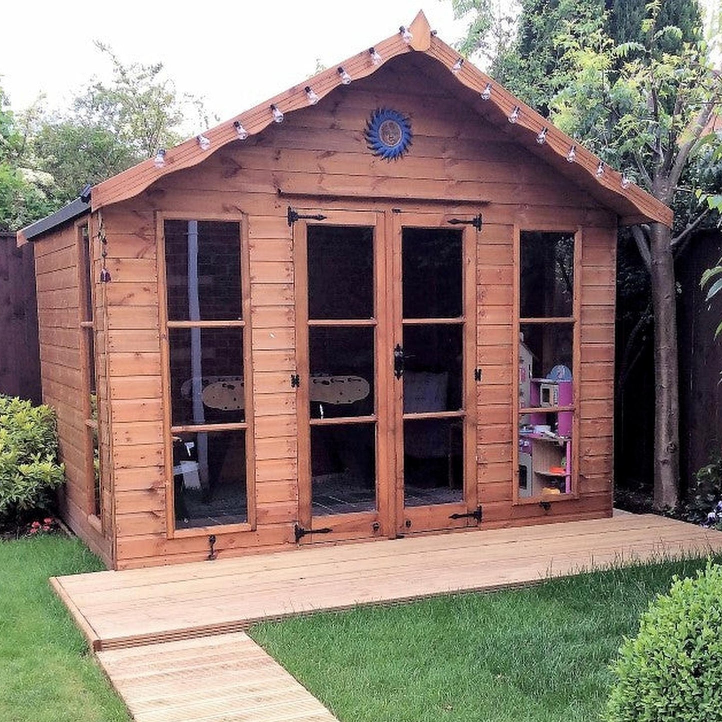 Ascot Summer House 12mm/18mm Cladding - Delivered Flat Packed