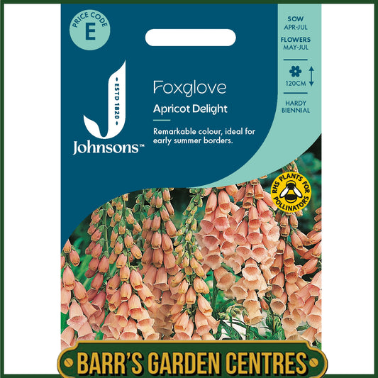Johnsons - Foxglove Apricot Delight - 1000 Seeds