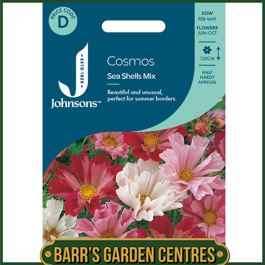 Johnsons - Cosmos Sea Shells Mix - 100 Seeds