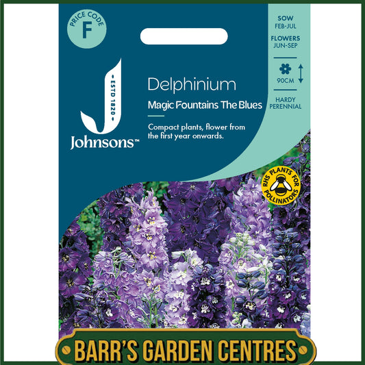Johnsons - Delphinium Magic Fountains the Blues - 40 Seeds