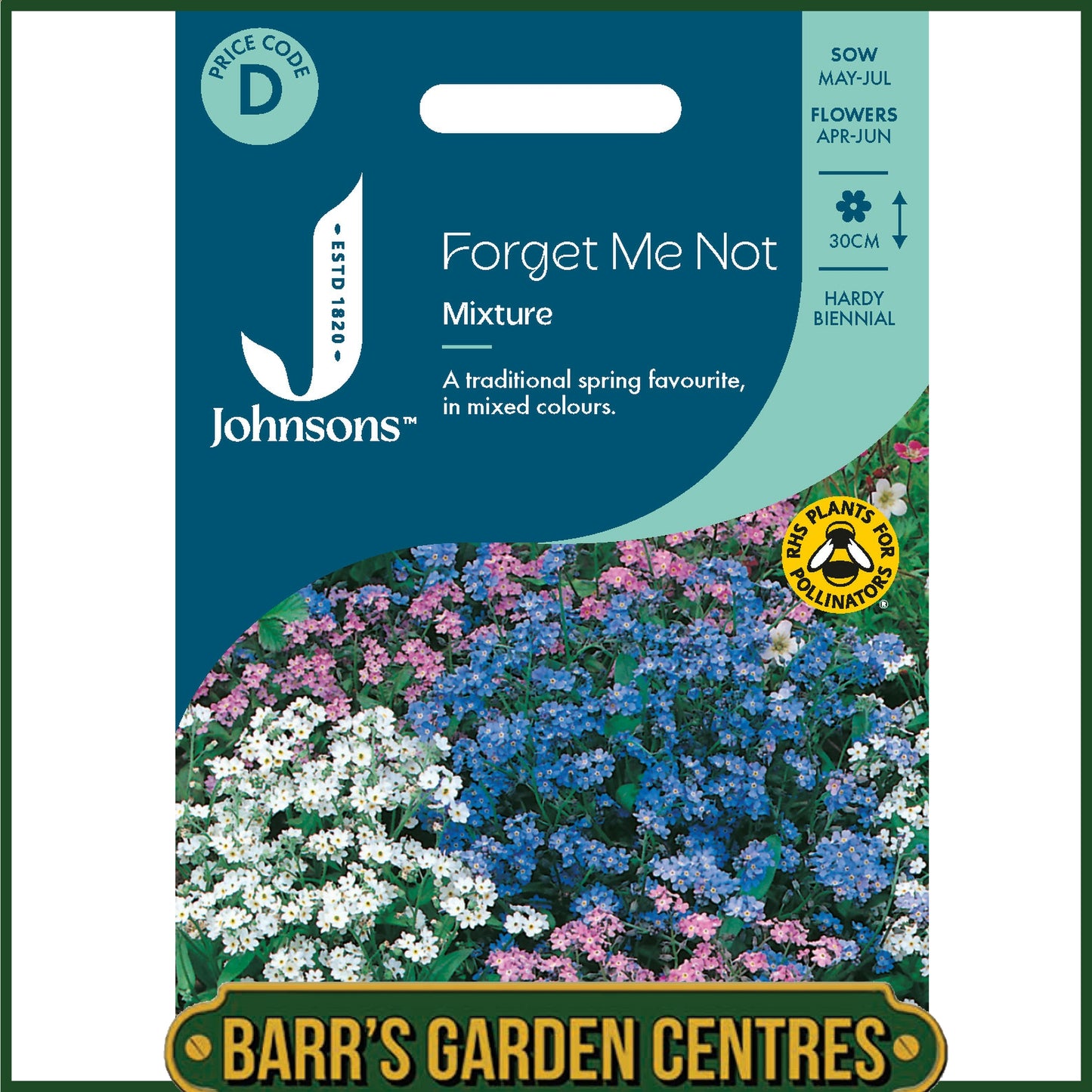 Johnsons - Forget Me Not Mixture - 300 Seeds