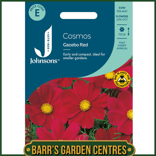 Johnsons - Cosmos Gazebo Red - 75 Seeds