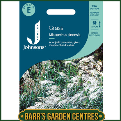 Johnsons - Grass Miscanthus Sinensis - 50 Seeds