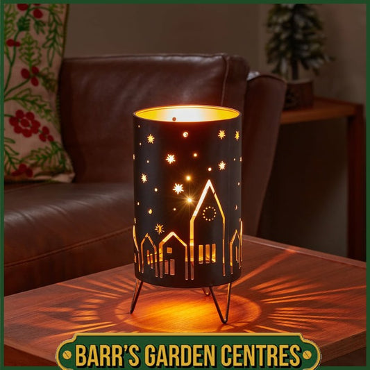 Three Kings Night Sky Christmas Lantern 23.5cm