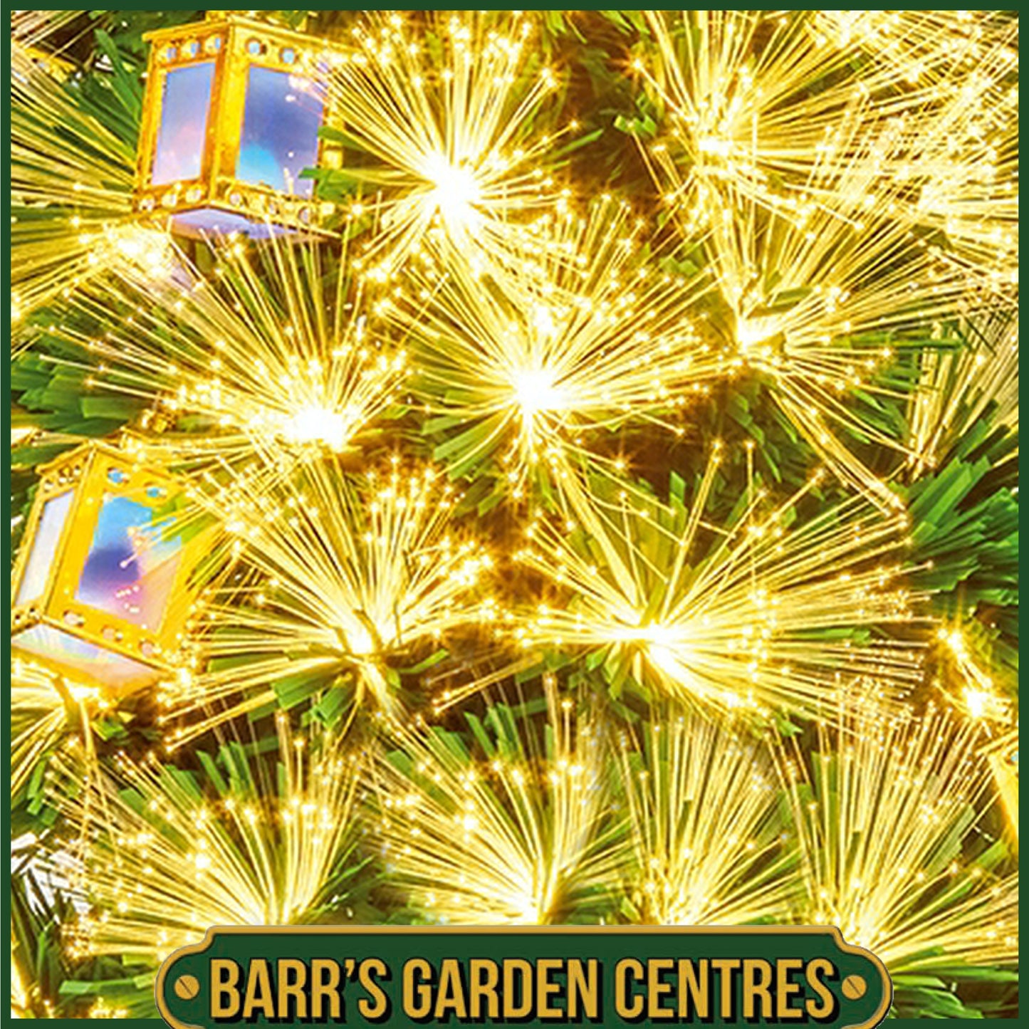Premier 80cm Lantern Tree with Fibre Optic Colour Changing LED