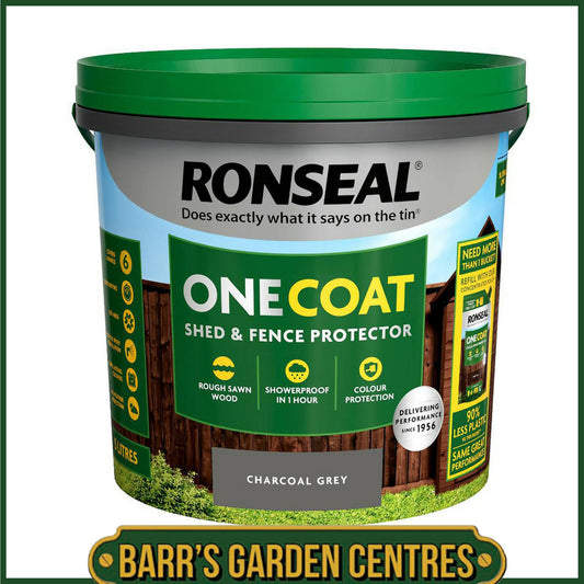 Ronseal Charcoal Grey Coat Shed & Fence Protector 5L