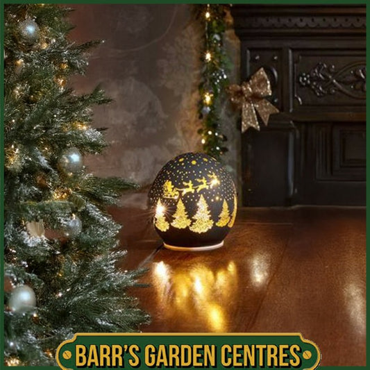 Three Kings Glass WonderGlobe Festive Lantern - Onyx