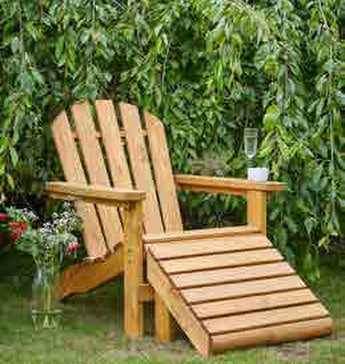Tom Chambers Coniston Relaxer Chair & Footstool