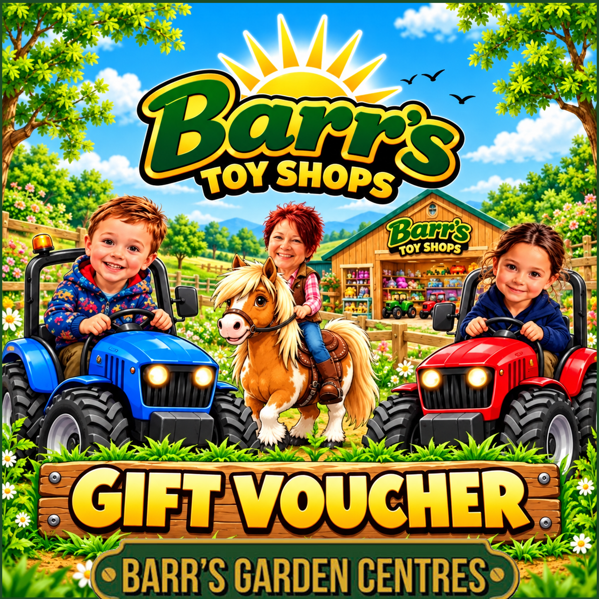 Barr's Garden Centres Toy Shop Gift Vouchers
