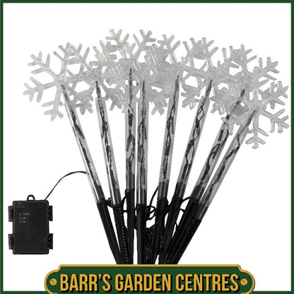 Three Kings Snow Decor Stakes Multi 8pc