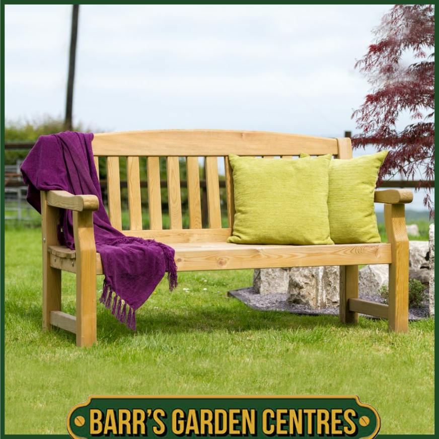 Emily 3 Seater Garden Bench (5ft)