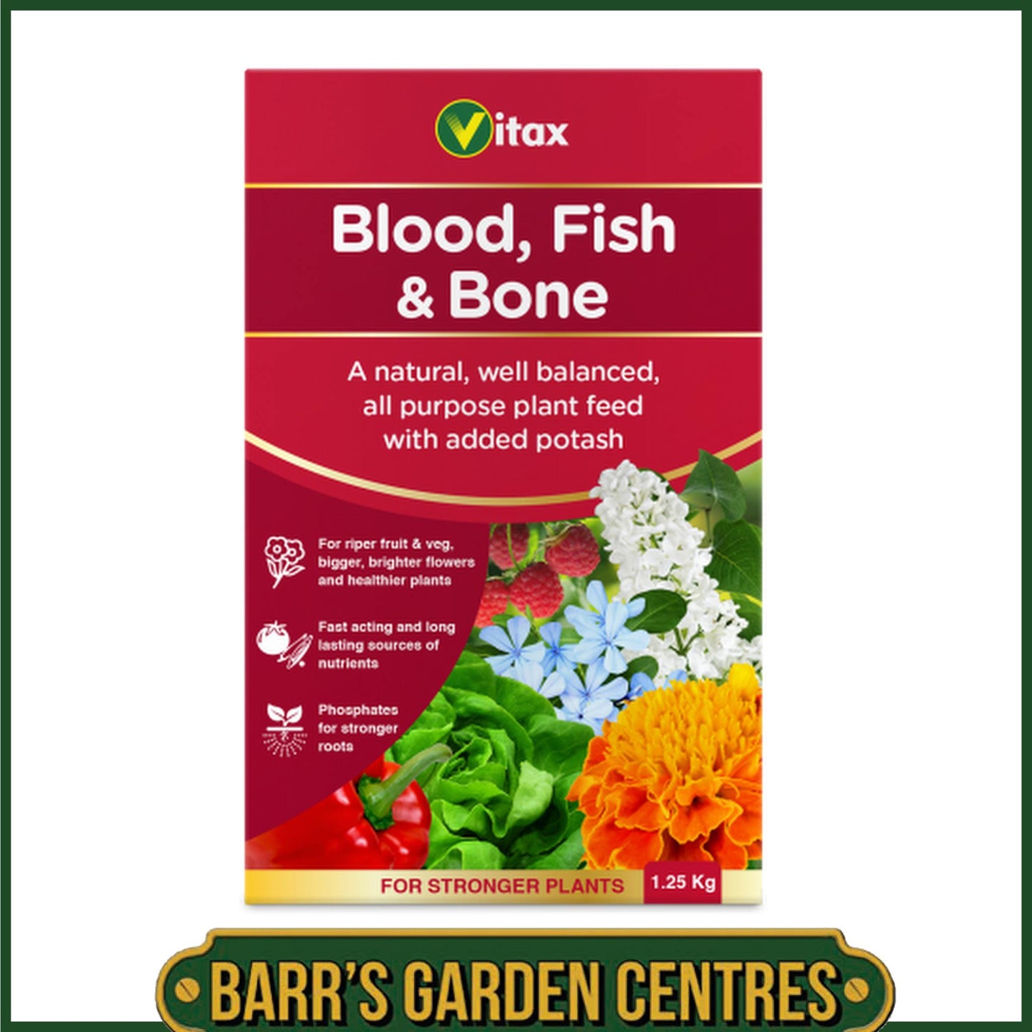 Vitax Blood,Fish & Bone 1.25kg - 2.5kg - 5kg