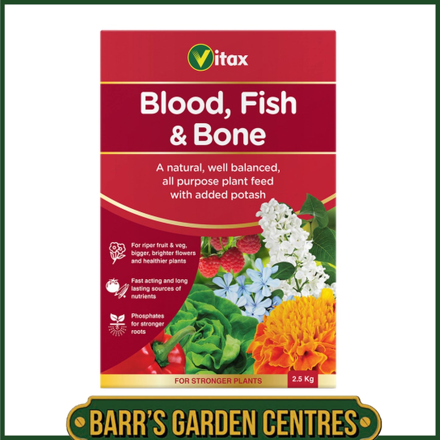 Vitax Blood,Fish & Bone 1.25kg - 2.5kg - 5kg