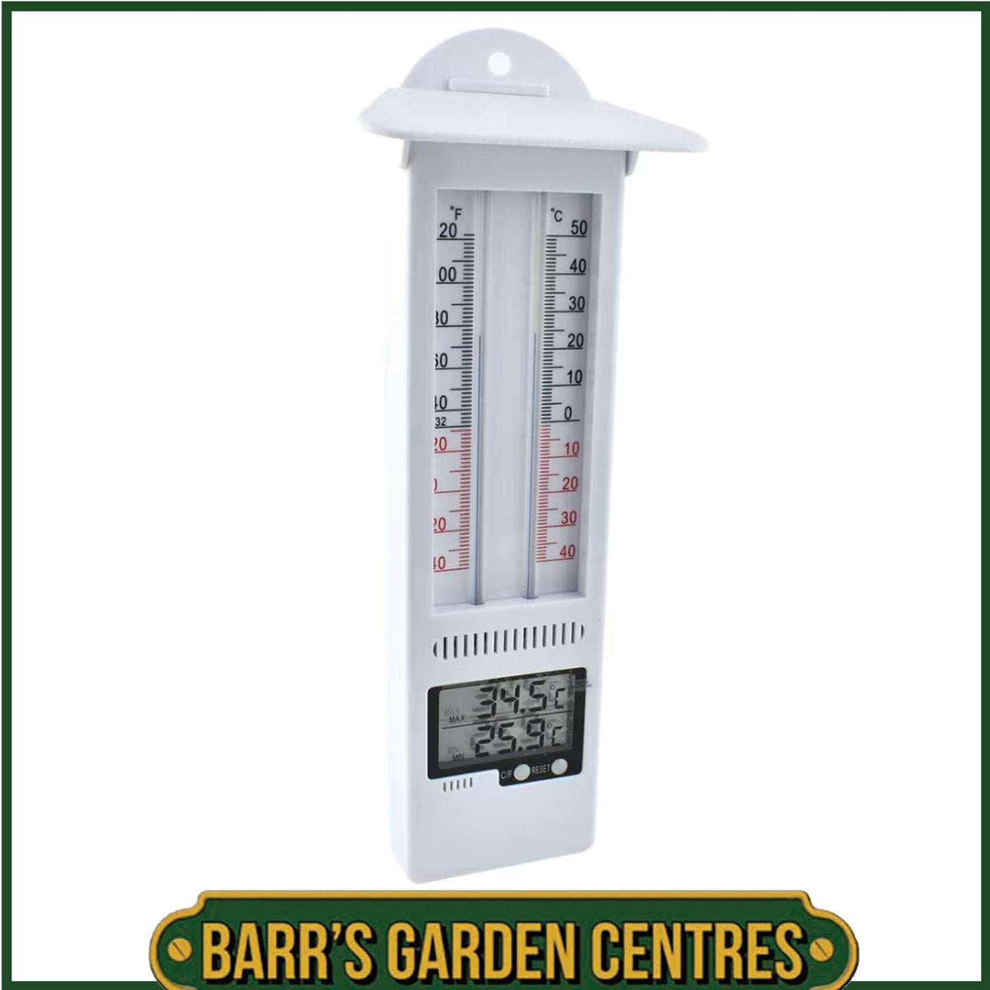 Gardman Digital & Analogue Min/Max Thermometer