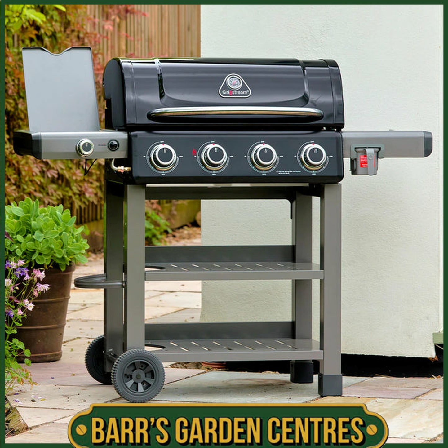 Grillstream Carbon 4 Burner Hybrid BBQ