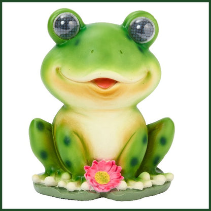 Blinkin' Frog Light up Garden Ornament