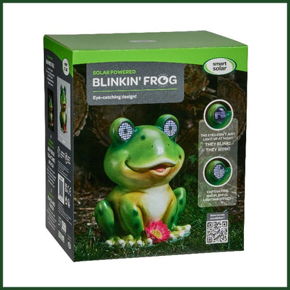 Blinkin' Frog Light up Garden Ornament