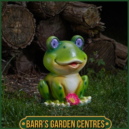 Blinkin' Frog Light up Garden Ornament