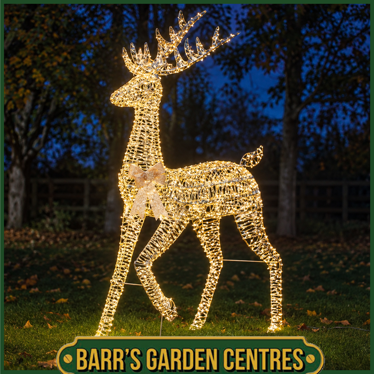 Three Kings GoldTwist Stag 120cm