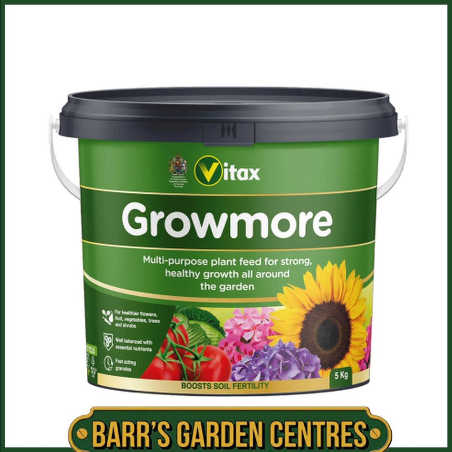 Vitax Growmore 1.25kg - 2.5kg - 5kg