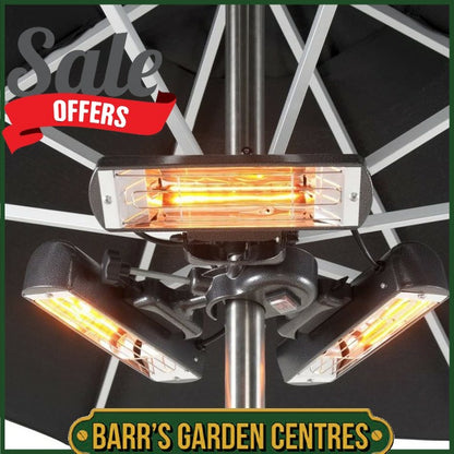 Slimline Parasol Heater by Heatmaster