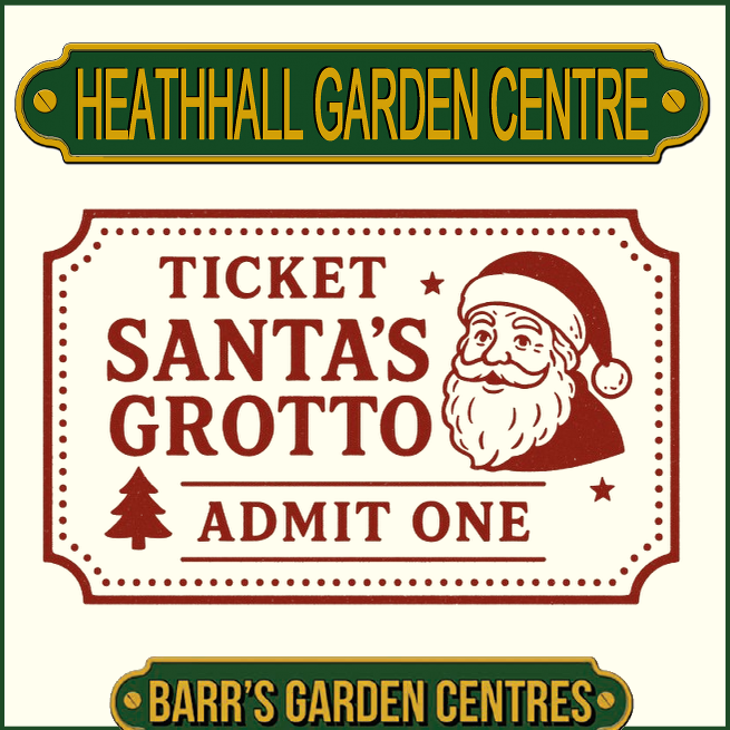 Santa's Grotto Tickets For Heathhall Garden Centre
