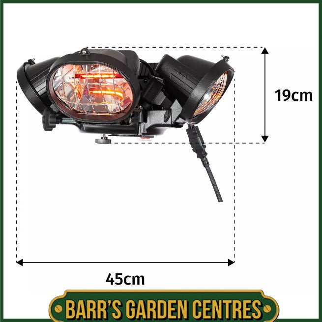 La Hacienda Heatmaster Parasol Electric Heater
