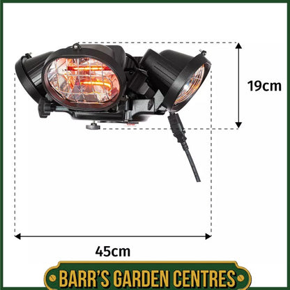 La Hacienda Heatmaster Parasol Electric Heater