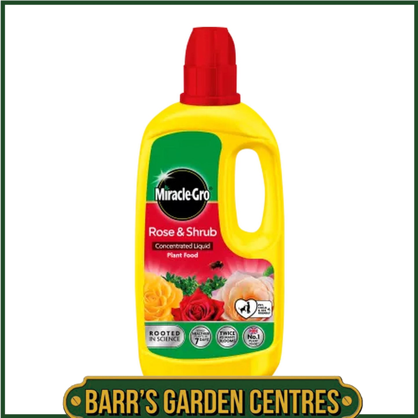 Miracle-Gro® Rose & Shrub Concentrated Liquid Plant Food 800ml