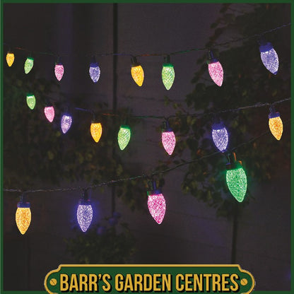 SuperBright MultiPower PineCone String Lights x30