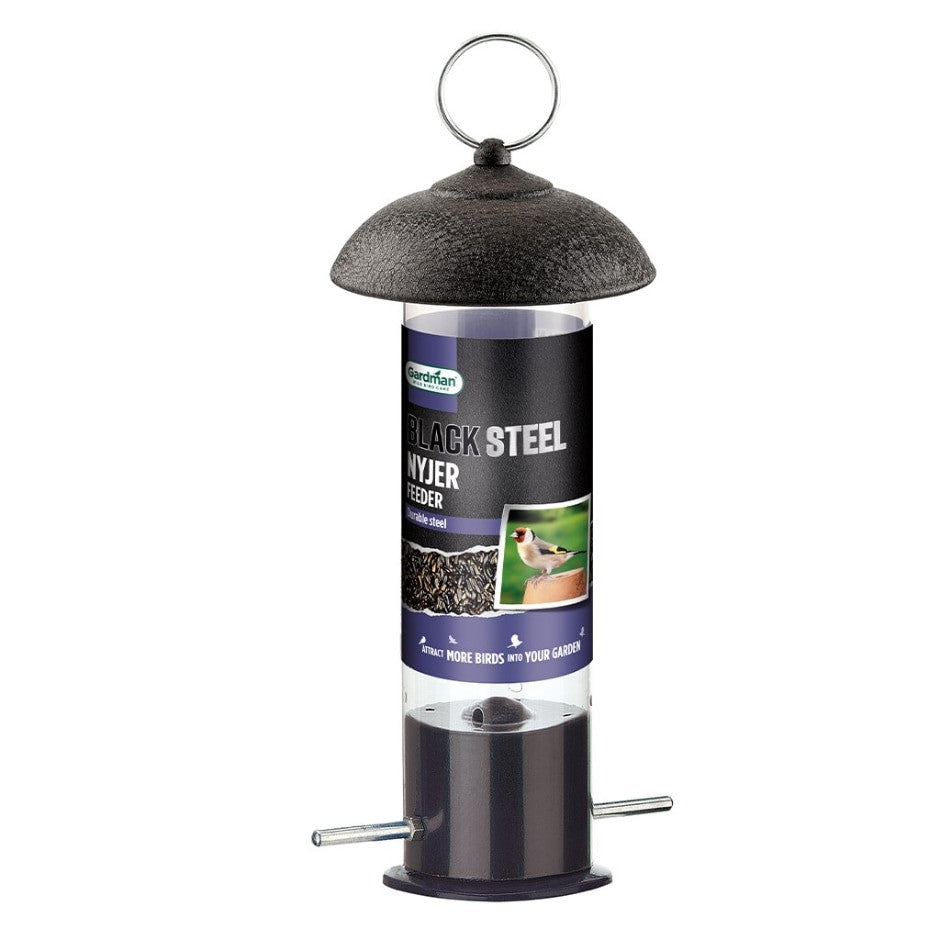 Gardman Black Steel Nyjer Seed Feeder