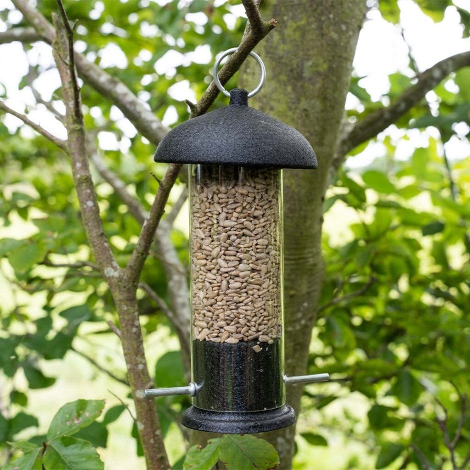 Gardman Black Steel Sunflower Hearts Feeder