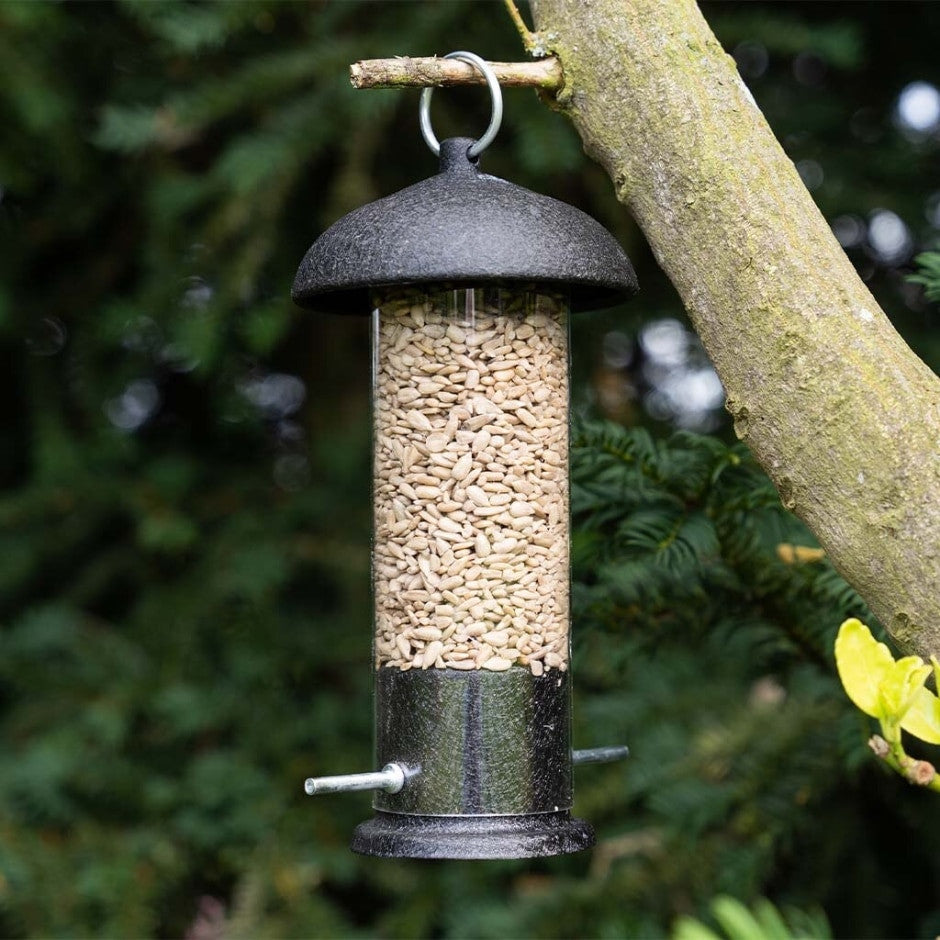 Gardman Black Steel Sunflower Hearts Feeder