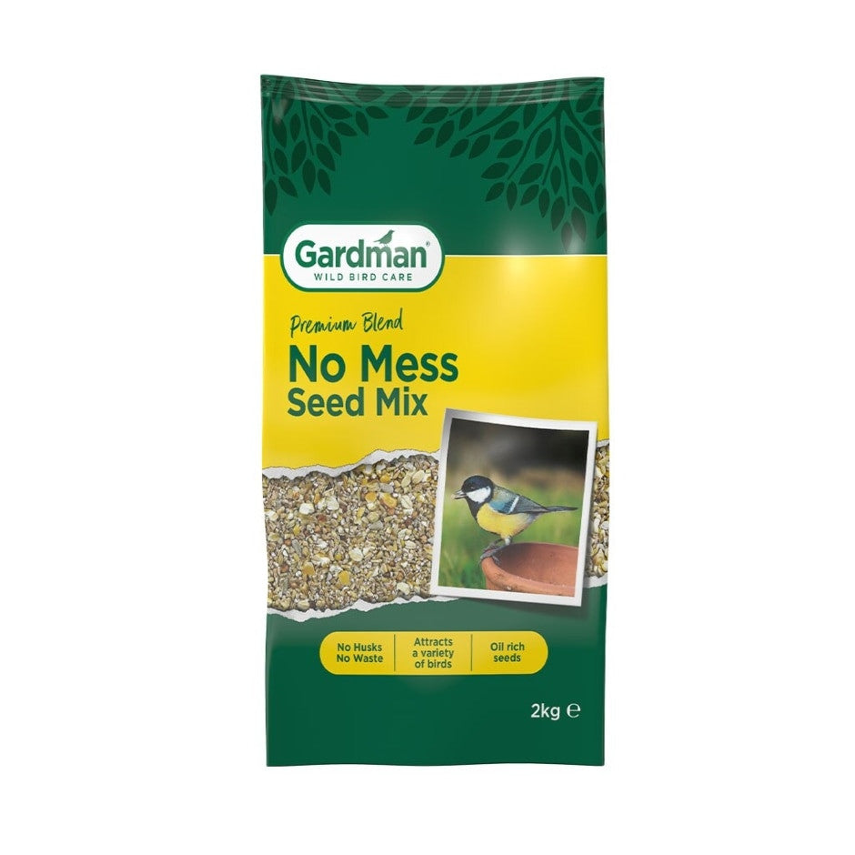 Gardman No Mess Seed Mix 2Kg - 4Kg