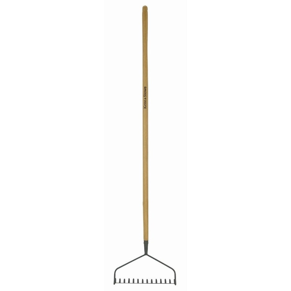 Kent & Stowe Carbon Steel Long Handled Soil Rake